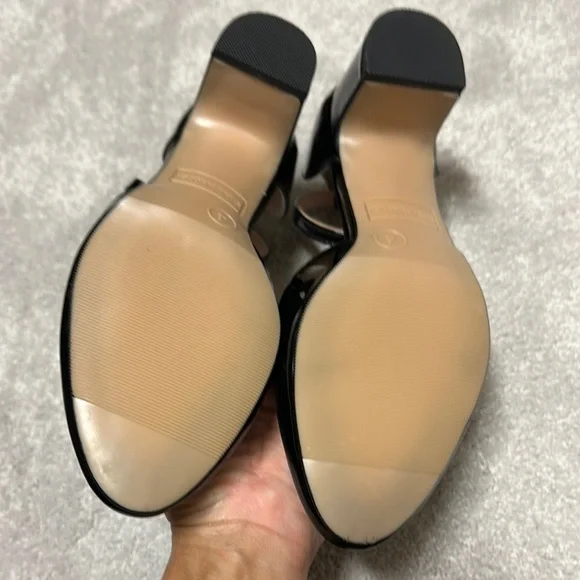 Steve Madden girls Glossy Black Heels - Picture 2 of 3